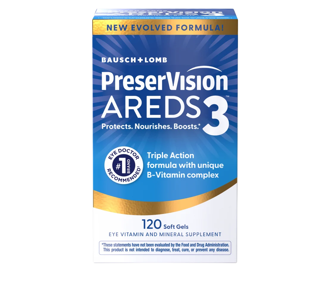 The 4 AREDS3 product packages 